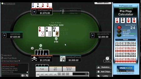calculette joueur poker